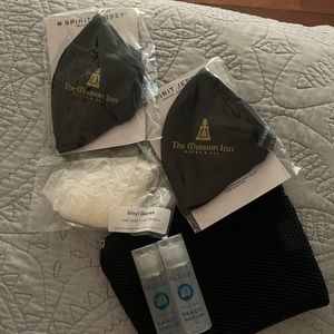 The Mission Inn COVID Sanitary Bag With 2 Face Masks Sanitizer Gloves Riverside